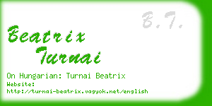 beatrix turnai business card